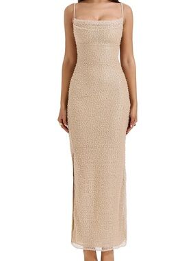 house of cb persephone dress gold Persephone House of Cb Gold